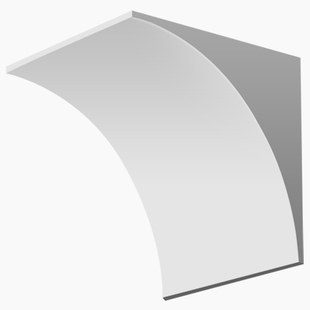 圆弧拱门石膏角垭口圆形门拱弧形梁托法式线条阳台拱形门造型装饰