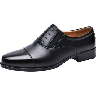 金猴三接头皮鞋男官方正品商务男鞋秋冬加绒正装男士三尖头皮鞋