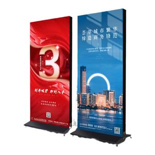 卡布灯箱定制uv软膜无边框发光led广告招牌店挂墙式灯条型材设计