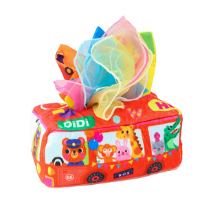 【清仓5折】婴儿抽纸玩具撕不烂抽纸巾盒0-1岁益智早教抽抽乐6个