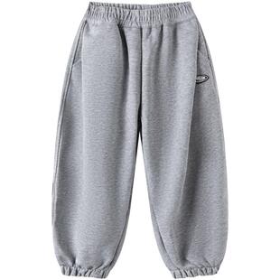 小象汉姆童装男童运动裤儿童裤子春款男孩束脚裤2026春装新款潮