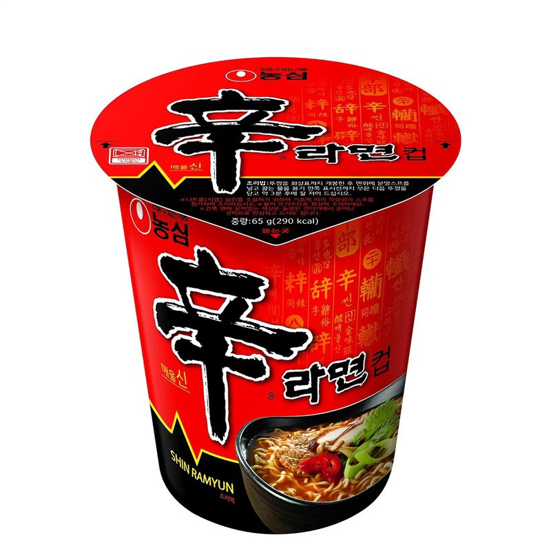 韩国农心辛拉面小碗杯面5杯包邮
