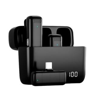 宏昊直播麦克风便携领夹式话筒抖音快手声卡直播vlog采访拍视频用