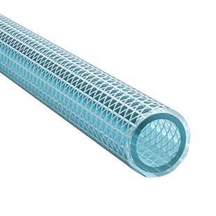 加厚PVC合股纤维增强软管网纹蛇皮管耐磨高压透明无味塑料水管子