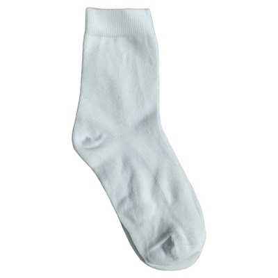 四季款运动白色简约防脚臭男士袜