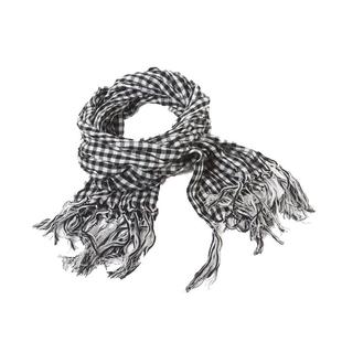 春秋季薄款格子围巾柔软舒适韩版流苏保暖男女童纱巾时尚围脖潮款