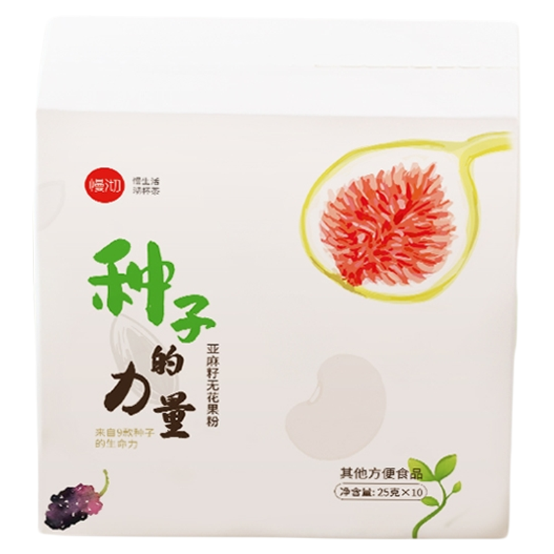 慢沏种子的力量亚麻籽无花果粉