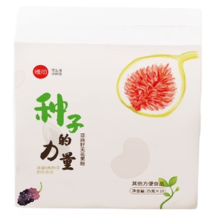 慢沏种子的力量亚麻籽无花果粉盒装天然营养代餐粉女士健康食品
