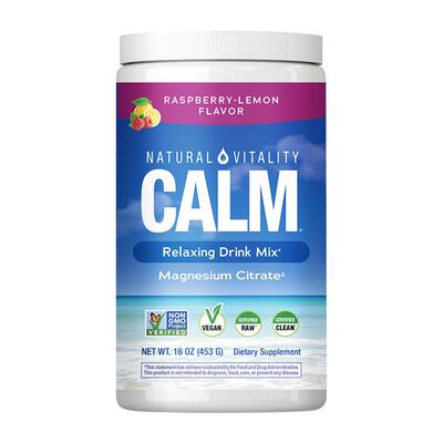 美国进口CALM柠檬酸镁补充剂压力舒缓情绪睡眠成人镁元素冲泡粉剂