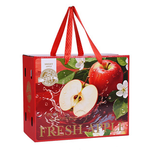 苹果包装盒礼品盒通用红富士阿克苏空盒蛇果水果手提纸箱礼盒定制