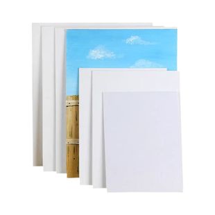 亚麻油画板纯棉油画布板丙烯画板油画画布美术生专用空白画板超薄