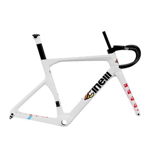 CINELLI西耐力Pressure[限定涂鸦白]破风竞赛骑行超轻全碳车架