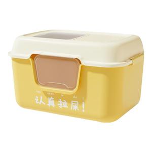 猫砂盆超大号全封闭式防外溅防臭猫沙盆猫砂盘幼猫顶出式猫厕所