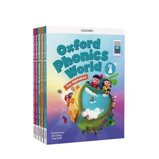 牛津英语自然拼读教材 Oxford Phonics World 1/2/3/4/5 phonics OPW教材 少儿英语牛津树自然拼读世界校园版课本练习册送音频
