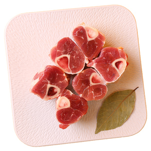 内蒙古羔羊小腿切块草原前腱子肉新鲜清真原切羊小腿棒骨儿