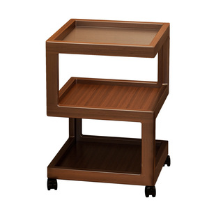 创意卧室替代床头柜可移动客厅沙发边几带轮子新型竹子角几小桌子