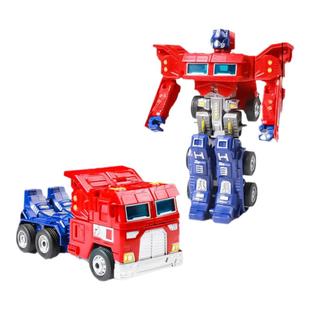 儿童变形玩具汽车机器人金刚擎天模型机甲柱男童男孩5一7岁6以上4