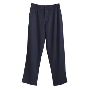 夏季清凉家属神裤~亚麻真丝混纺 老钱风lp宽松直筒松紧腰休闲裤男