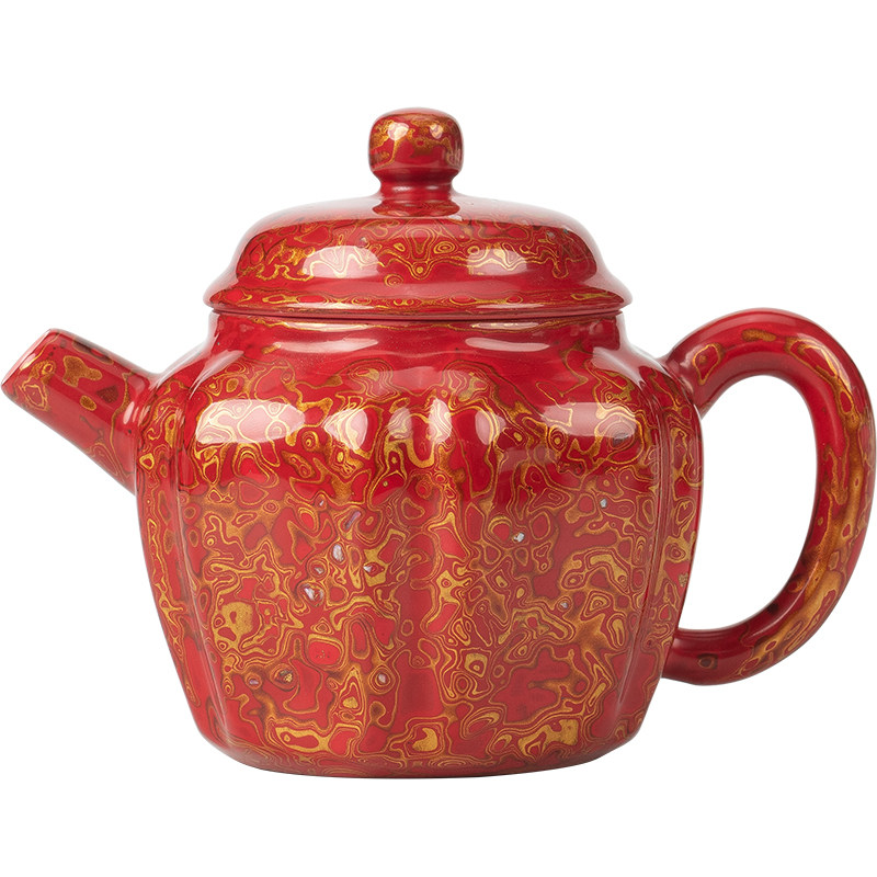 福州非遗手工漆器天然大漆茶壶