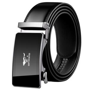 七匹狼皮带男士真皮新款牛皮腰带商务正品高档礼物品牌爸爸裤带