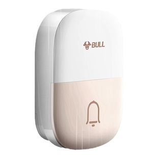 公牛无线门铃家用免插电超远距离老人呼叫器防水办公门禁遥控门铃