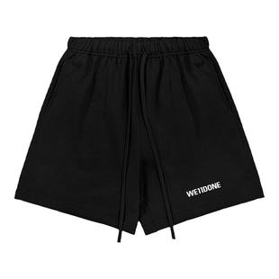 WE11DONE KONNE短裤男士夏季宽松直筒潮牌休闲潮流沙滩运动裤子