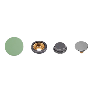 彩色金属四合扣免缝摁扣扣子外套羽绒服按压子母扣按扣棒球服纽扣