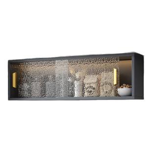 蜂窝铝合金厨房吊柜墙壁柜墙上储物柜阳台卫生间壁橱定制玻璃挂柜