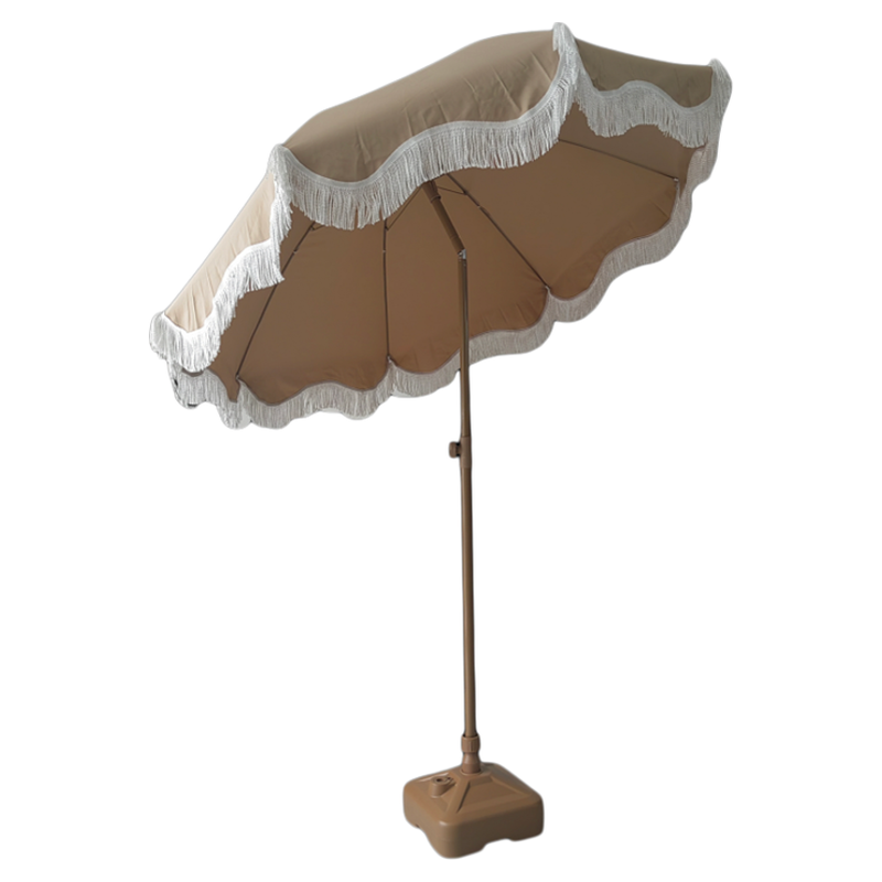 沙滩夏季防晒遮阳用伞马卡龙户外道具太阳伞二折伞花园庭院折叠伞