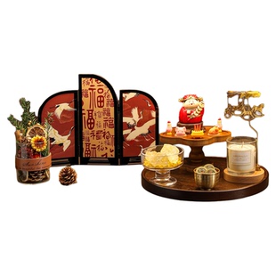 财神爷摆件进门口玄关斗柜招财旺宅装饰品乔迁新居布置装饰用品礼