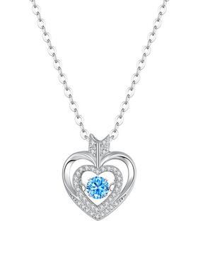 iu音岚999足银项链送女友礼物