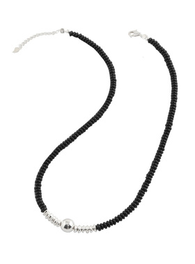 【韩国】s925纯银玛瑙转运珠项链