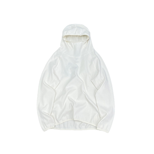 云感轻柔华夫格 男女通用吸湿透气速干T恤山系宽松连帽卫衣套头衫