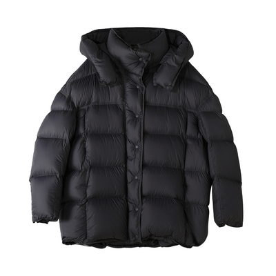 Nikoy中长款连帽羽绒服/加绒休闲裤