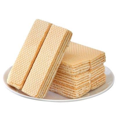 多味夹心威化饼干整箱批独立包装休闲解馋小零食单独巧克力味发