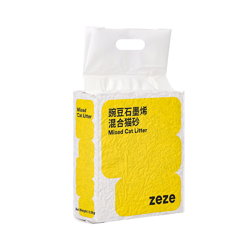 zeze混合猫砂除臭无尘结团硬