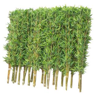 仿真竹子室内装饰假竹子隔断屏风挡墙造景室外装饰竹盆栽加密绿植