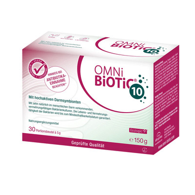 德国OMNi-BiOTiC 10 肠道活性益生菌冲剂-菌群平衡(30袋)