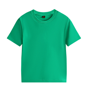 儿童T恤定制DIY图案纯棉短袖幼儿园班服亲子装运动会广告衫印logo