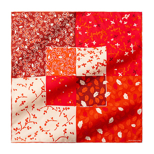 MARJAKURKI玛丽亚古琦法式小方巾丝巾搭配衬衫百搭领巾女节日礼物