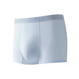 内裤男款冰丝大码四角裤男裤夏季薄款透气无痕抗菌四角裤男士短裤