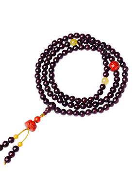 真品高密小叶紫檀多圈手串