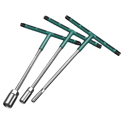 保联T型套筒扳手6-19mm加长包胶