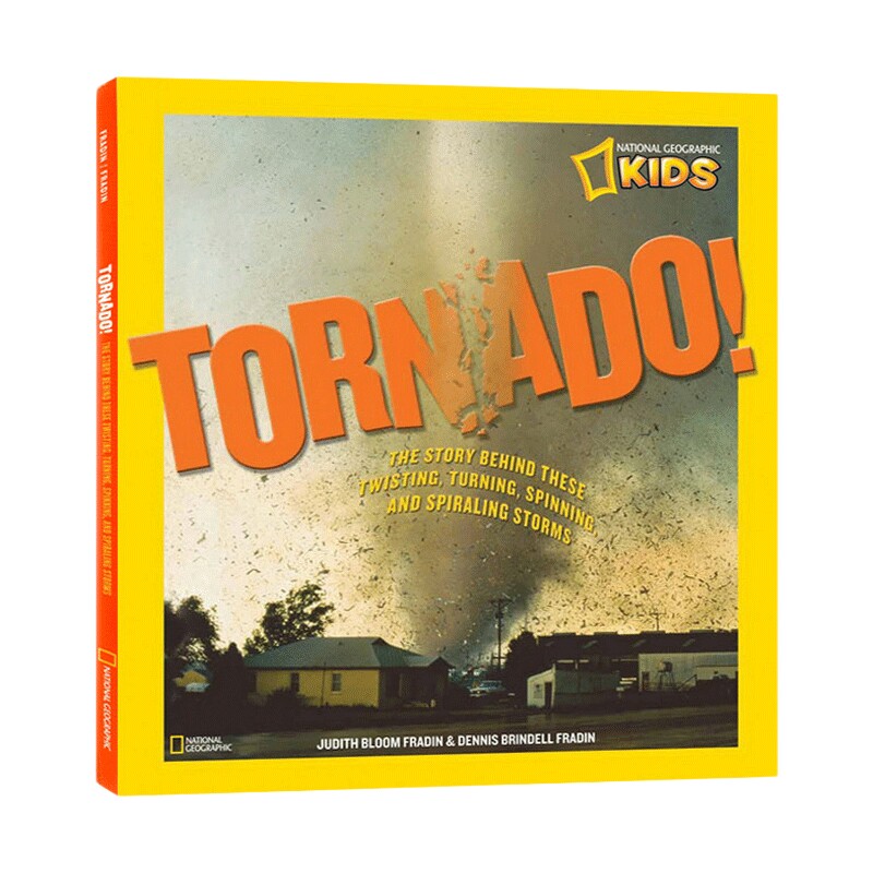 英文原版 Tornado 龙卷风 扭曲和旋转风暴背后的故事 国家地理儿童 精装 自然科普 英文版 进口英语原版书籍