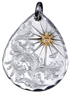 手工制作吊坠菊地键金银通用