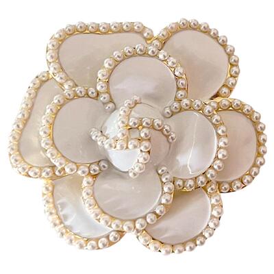 小香风山茶花胸针女款高级