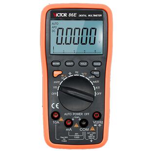 胜利数字万用表VC86E高精度四位半测频率电容USB智能防烧自动量程