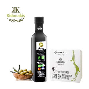 希腊进口克里特岛BIO冷榨特级初榨橄榄油PDO纯天然营养250ml*12瓶