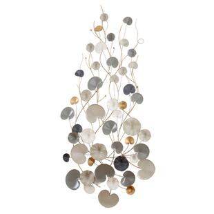 法式轻奢铁艺墙面装饰入户门口玄关走廊过道餐厅创意立体壁饰挂件