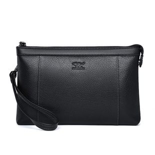 七匹狼真皮手包男款2025新款大容量手拿包男士商务休闲手拎包男包